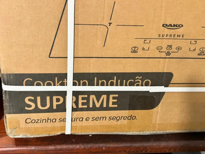Cooktop Dako Novo na caixa