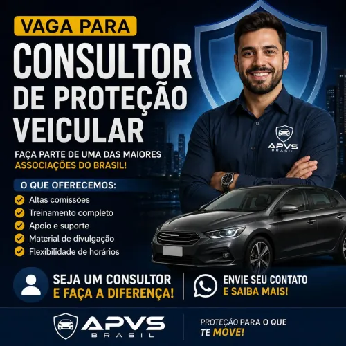 Vaga consultor de proteção veicular