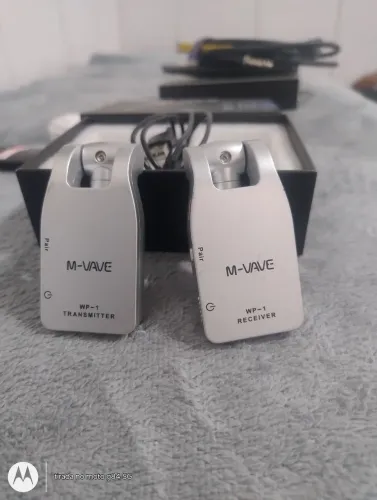 Receptor sem fio para baixo ou guitarra m vave top de linha
