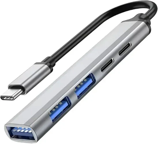 Hub tipo C USB 3.0 Expansor 5 em 1 - Novo