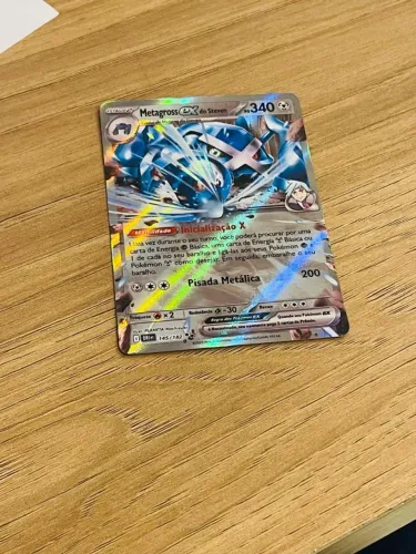 CARTAS Pokémom RD #145/182 Rivais Predestinados Metragross ex do Steve