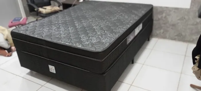 Cama box casal nova na garantia