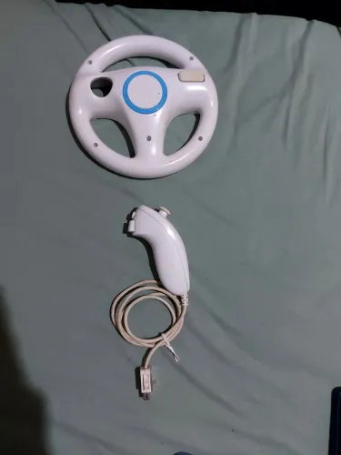 Volante + nunchuck Nintendo wii originais