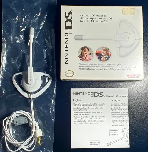 HEADSET NINTENDO DS CIB ORIGINAL