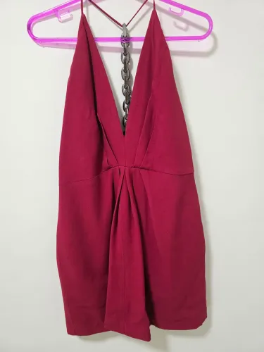 Vestido decotado Animale
