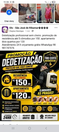 Detetização resistência 150.apartamento 120