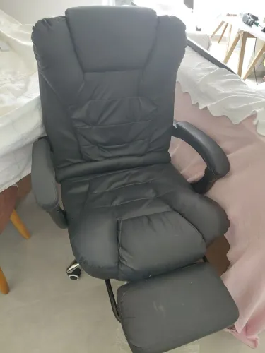 Cadeira gamer de couro nova