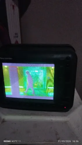 TV retro 6 polegadas colorida 