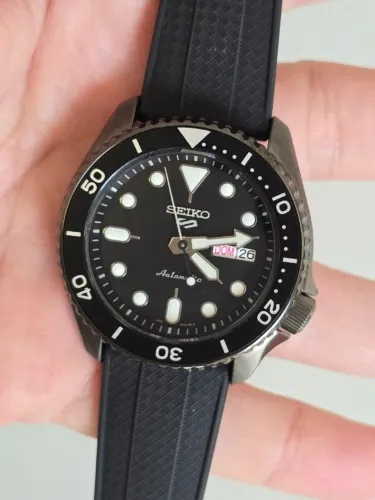 Relógio Seiko 5 Sports all black SRPD65B1