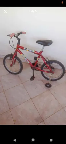 Bicicleta aro 16 só pegar e andar.
