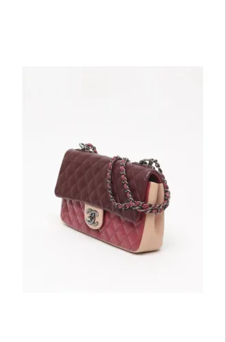 CHANEL Classic Medium Tricolor Paris-Edinburgh Single Flap Bag