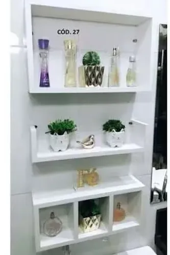 Nichos para banheiro em MDF 100%