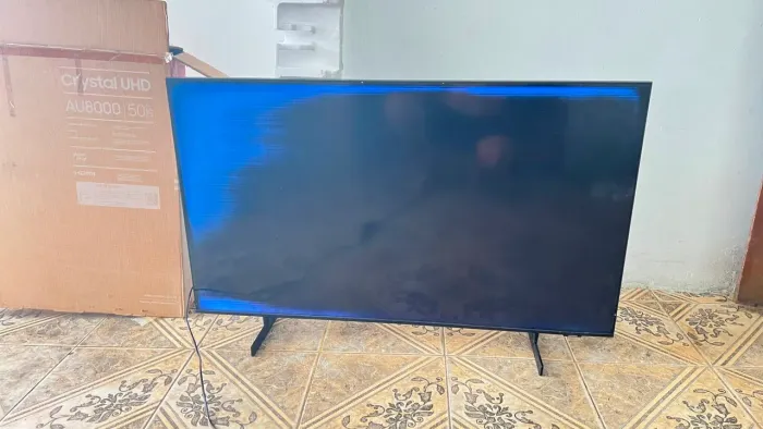 Tv quebrada há tela