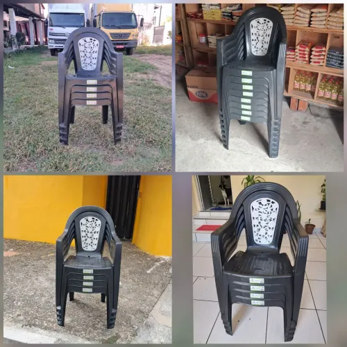 CADEIRA DE PLASTICO 4 POR R$ 195 REAIS F MF ENTREGO HOJE
