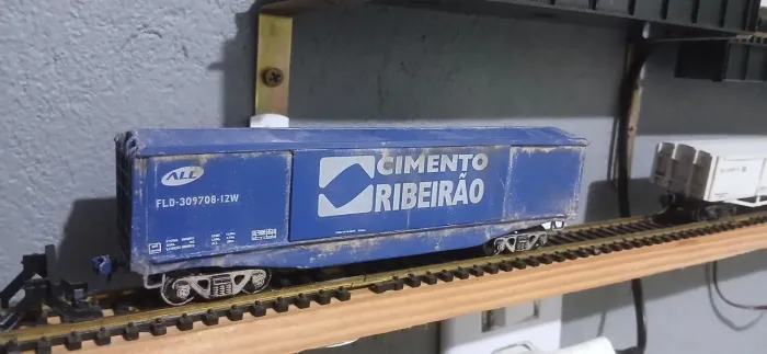 Vagão FLD cimento Ribeirão