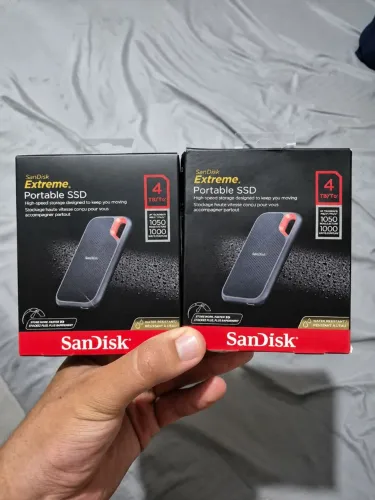 SSD Externo SanDisk Extreme 4TB USB-C 1050MB/s Novo
