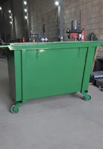 Lixeira contener basculante capacidade 1500lt