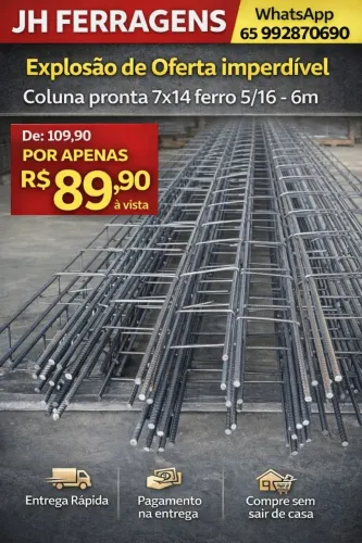Coluna 5/16 ?Baixou o preço? R$ 89,90 pix