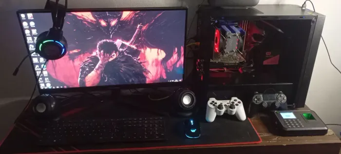 PC Gamer I7 7700K + 32GB RAM + Monitor 200Hz + Kit Completo (Só ligar e usar)