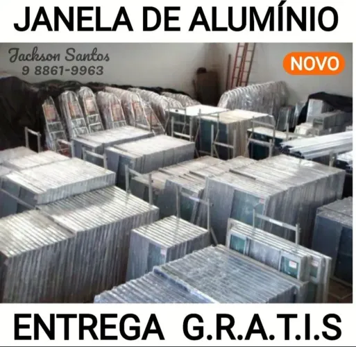Janela de Alumínio Cor N.A.T.U.R.A.L P.r.o.m.o.ç.ã.o