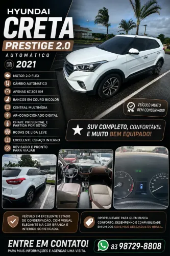 Hyundai Creta Prestige 2.0 16V Flex Aut. 2021