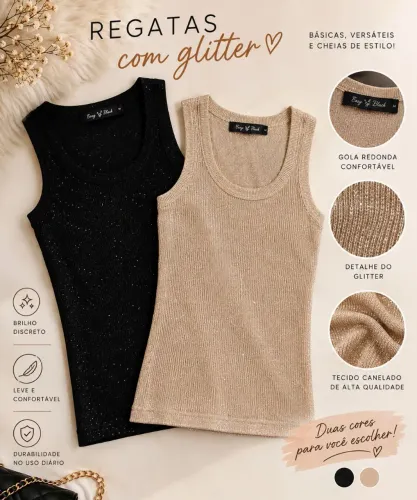 Regatas com Glitter