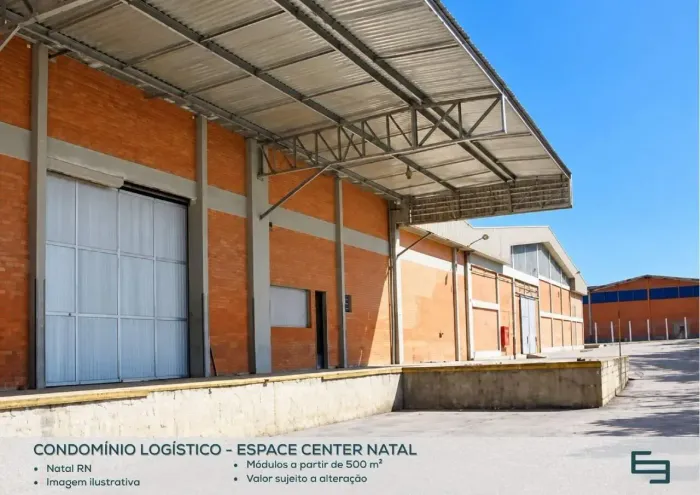 Galpão para alugar em Natal/RN com 1.225,15 m² em condomínio logístico