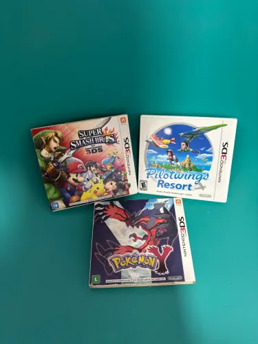 Jogos Pokémon, Smash Bros e PilotWings Nintendo 3ds