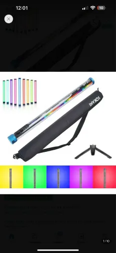 Vendo Bastão de LED Sokani X25 (Usado)