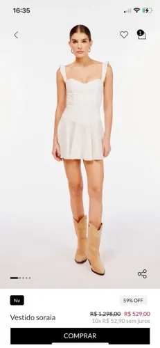 Vestido curto NV