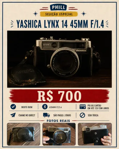 YASHICA LYNX 14 45MM F/1.4