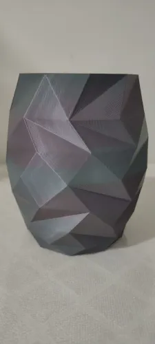 Vaso Poligonal para decoração 
