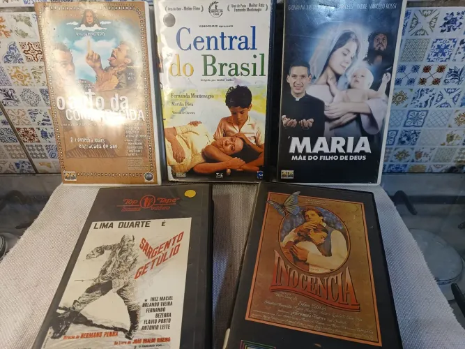 Fitas de Vhs filmes Brasileiro, antigos
