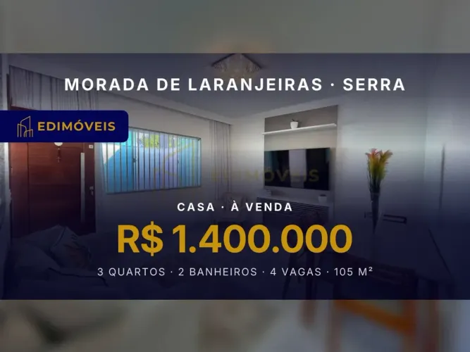 Incrível Casa Linear em Morada de Laranjeiras Ventilação e Iluminação Natural!