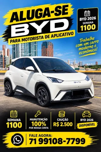 Aluguel para motorista de aplicativo