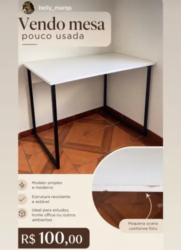 Vendo mesa de estudo 