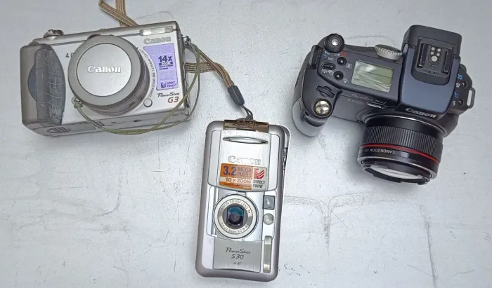 CANON Power Shot Pro1, Power Shot G3 e Power Shot S30 (SUCATA)