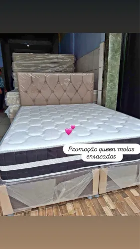 CAMA MOLAS COM BASE SEPARADA QUEEN - 1450  entrega grátis 
