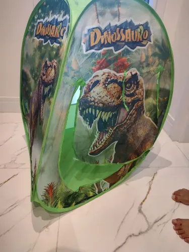 Barraca infantil de dinossauro dobrável 