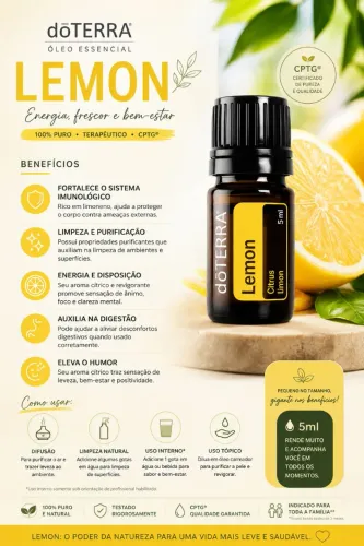 Óleo Essencial Lemon 5ml D?TERRA 