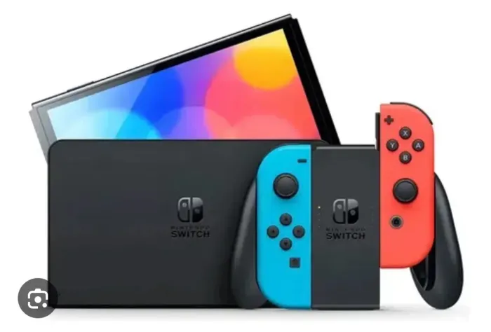 NINTENDO SWITCH OLED 64 GB + JOGOS + MEMORIA SD 254gb