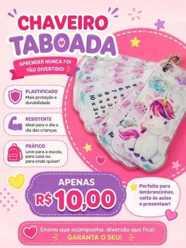 Chaveiro Taboada Personalizado