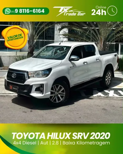 Toyota Hilux CD SRV 4X4 2.8 TDI Diesel Aut. 2020