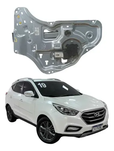 Máquina Vidro Porta Traseira Esquerda Ix35 2016 A 2021