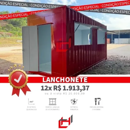 Container pra LANCHONETE/COZINHA por R$ 20.000,00