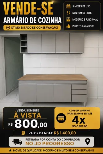 ARMÁRIO DE COZINHA NOVO