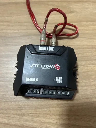 Amplificador Stetsom Ir400.4 400x4 Rca 400w Rms Digital Iron Line 2 Ohms Stereo
