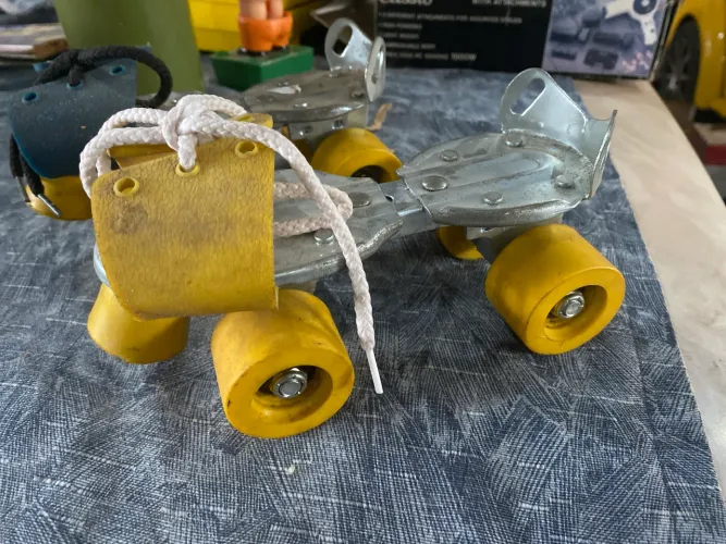 Patins vintage de acoplar