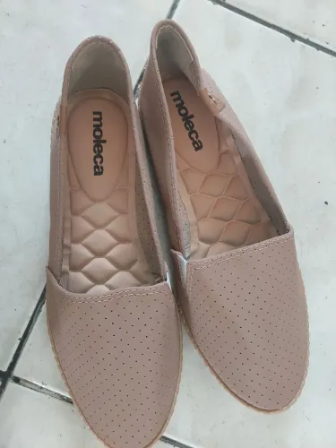 Sapatilha Feminina Moleca, Nude Tamanho 39