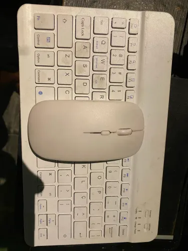 Teclado e mouse bluetooth 